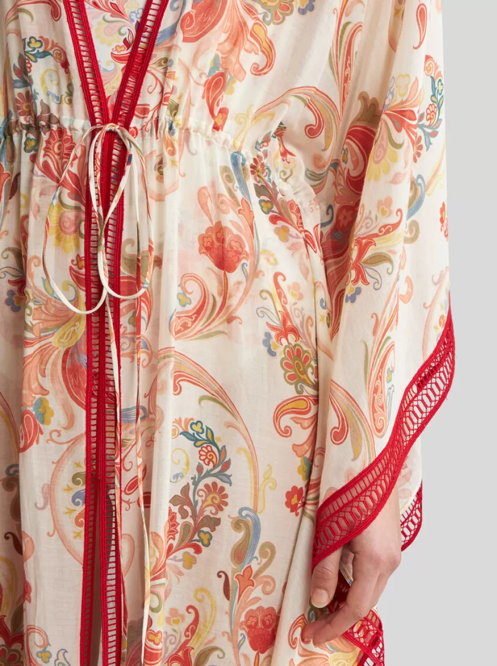 Damen ETRO PAISLEY-KAFTAN AUS BAUMWOLLE UND SEIDE