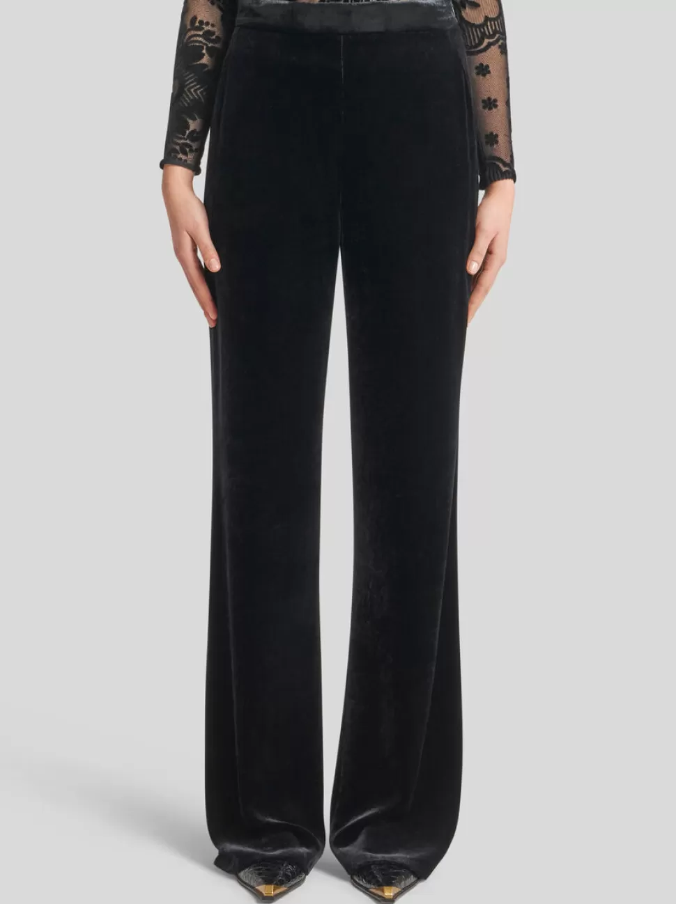 Damen ETRO PALAZZO-HOSE AUS SAMT