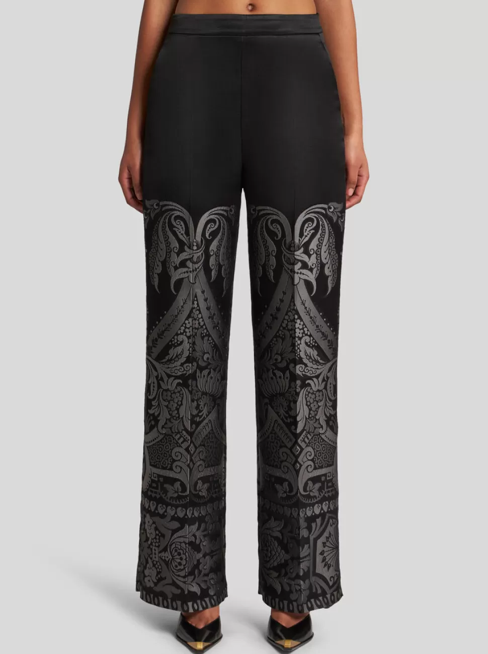 Damen ETRO PALAZZOHOSE AUS SEIDENJACQUARD