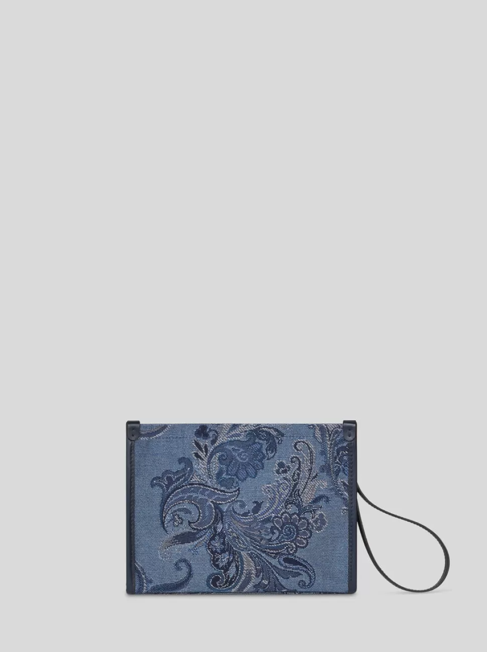 Damen ETRO POCHETTE MITTELGROSS AUS JACQUARD-DENIM