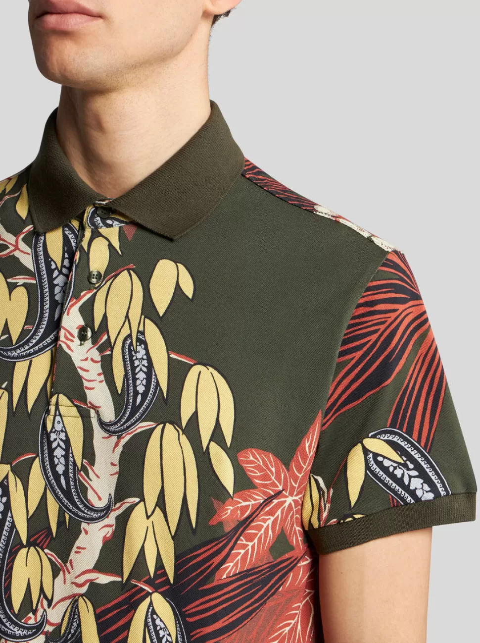 Herren ETRO POLOSHIRT MIT PRINT