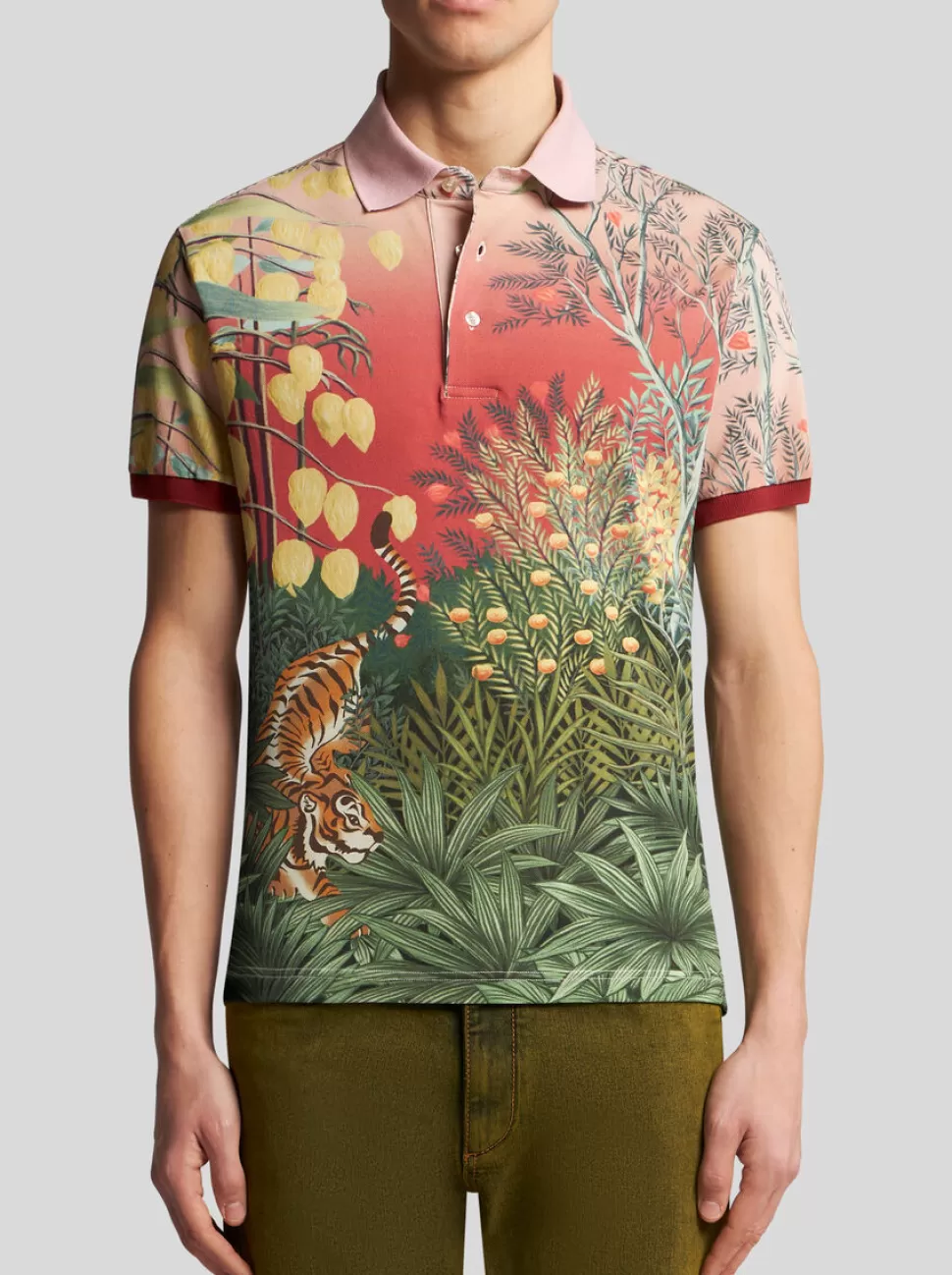 Herren ETRO POLOSHIRT MIT PRINT