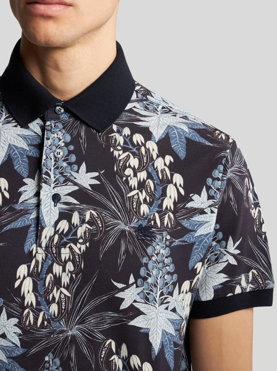 Herren ETRO POLOSHIRT MIT PRINT