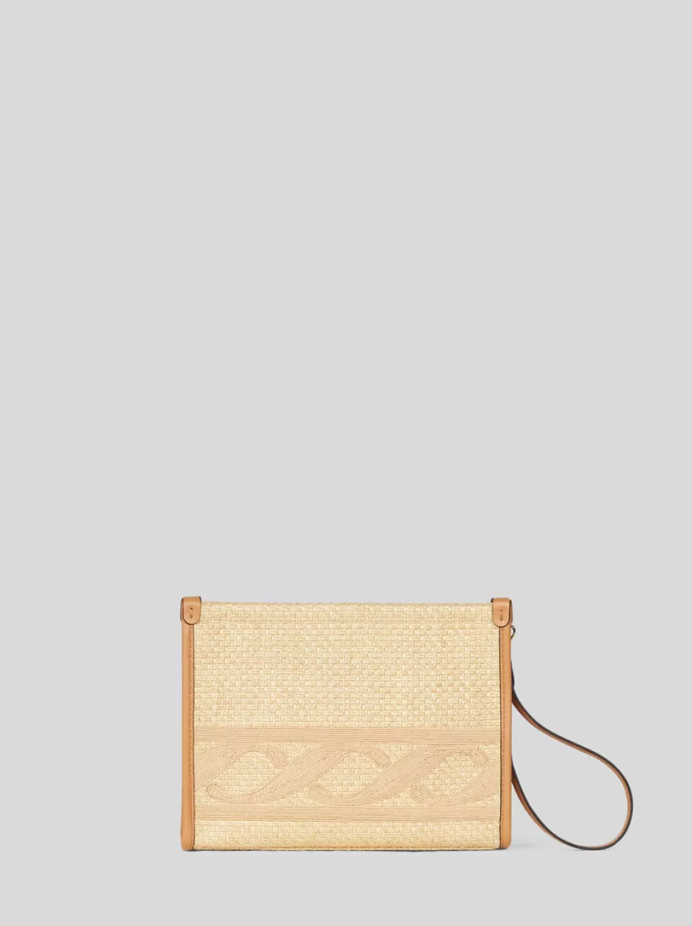 Damen ETRO POUCH AUS BAST MITTELGROSS