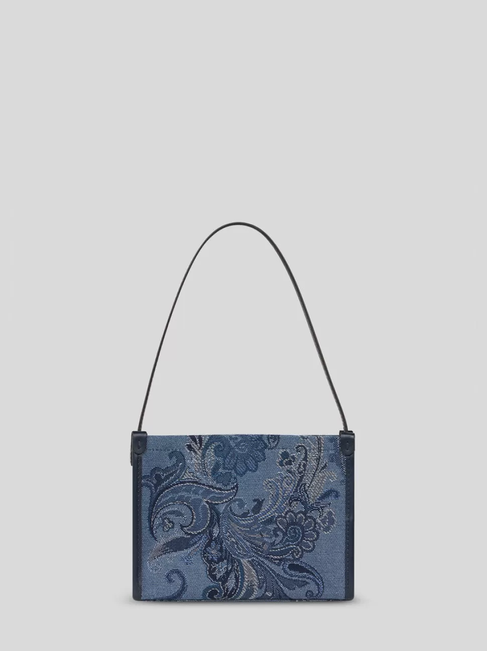 Damen ETRO POUCH AUS JACQUARD-DENIM