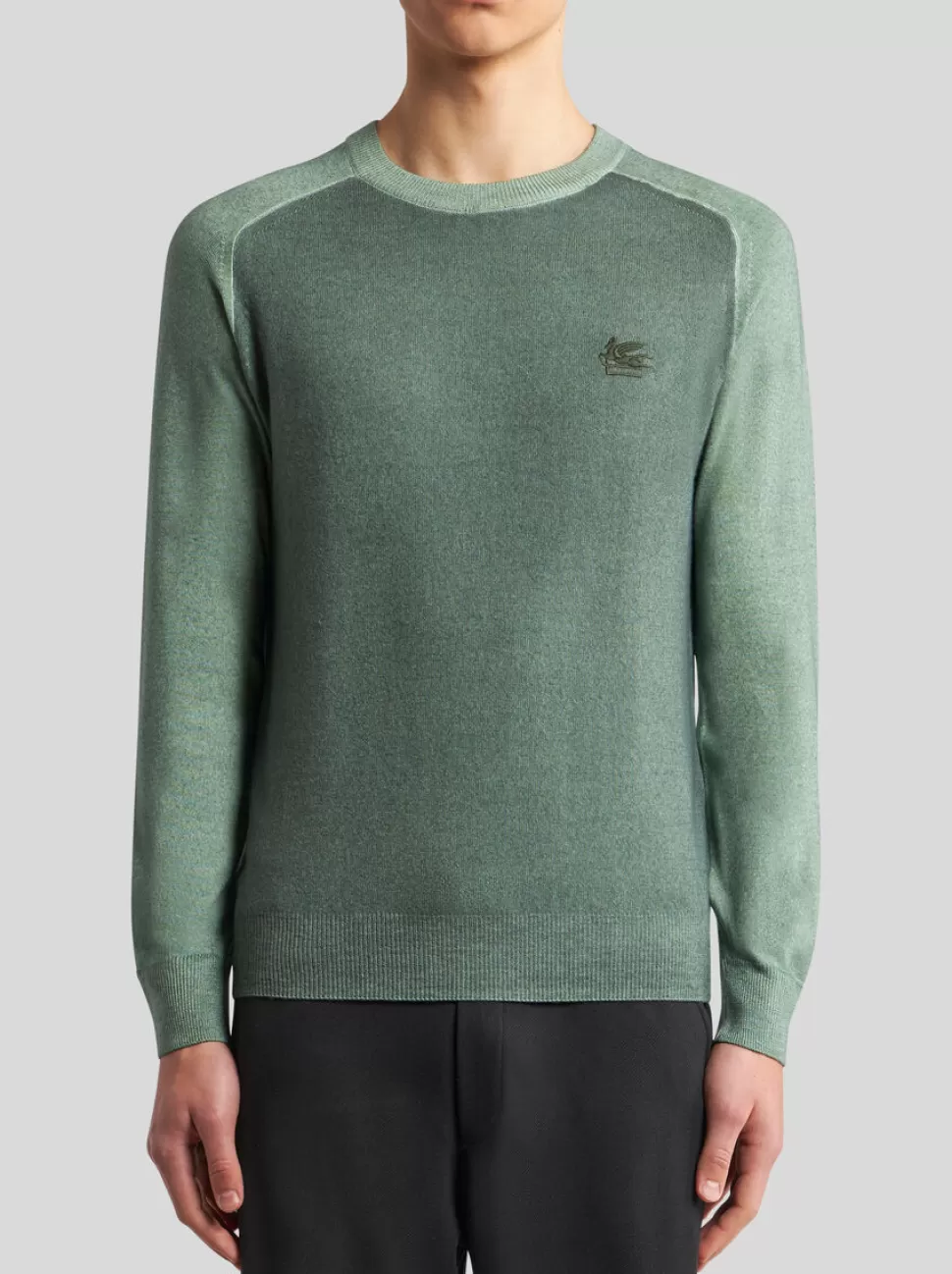 Herren ETRO PULLOVER AUS WOLLE MIT STICKEREI