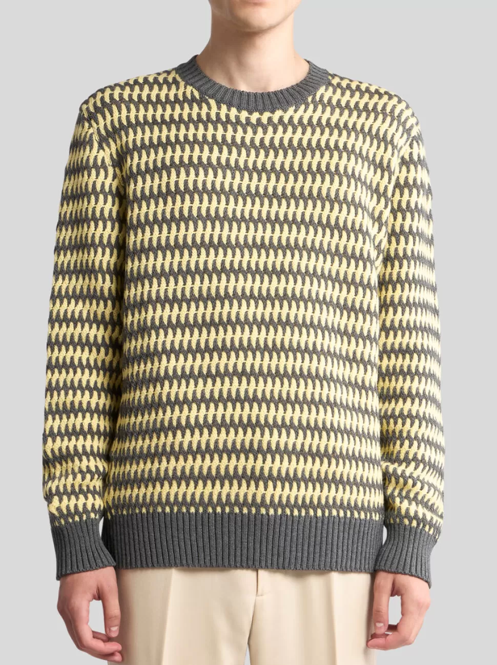 Herren ETRO PULLOVER AUS WOLLJACQUARD