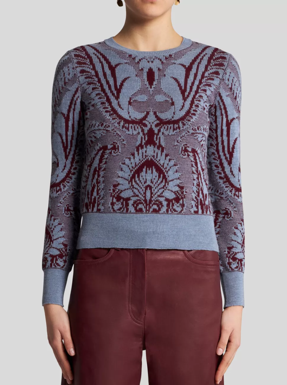 Damen ETRO PULLOVER AUS WOLLJACQUARD