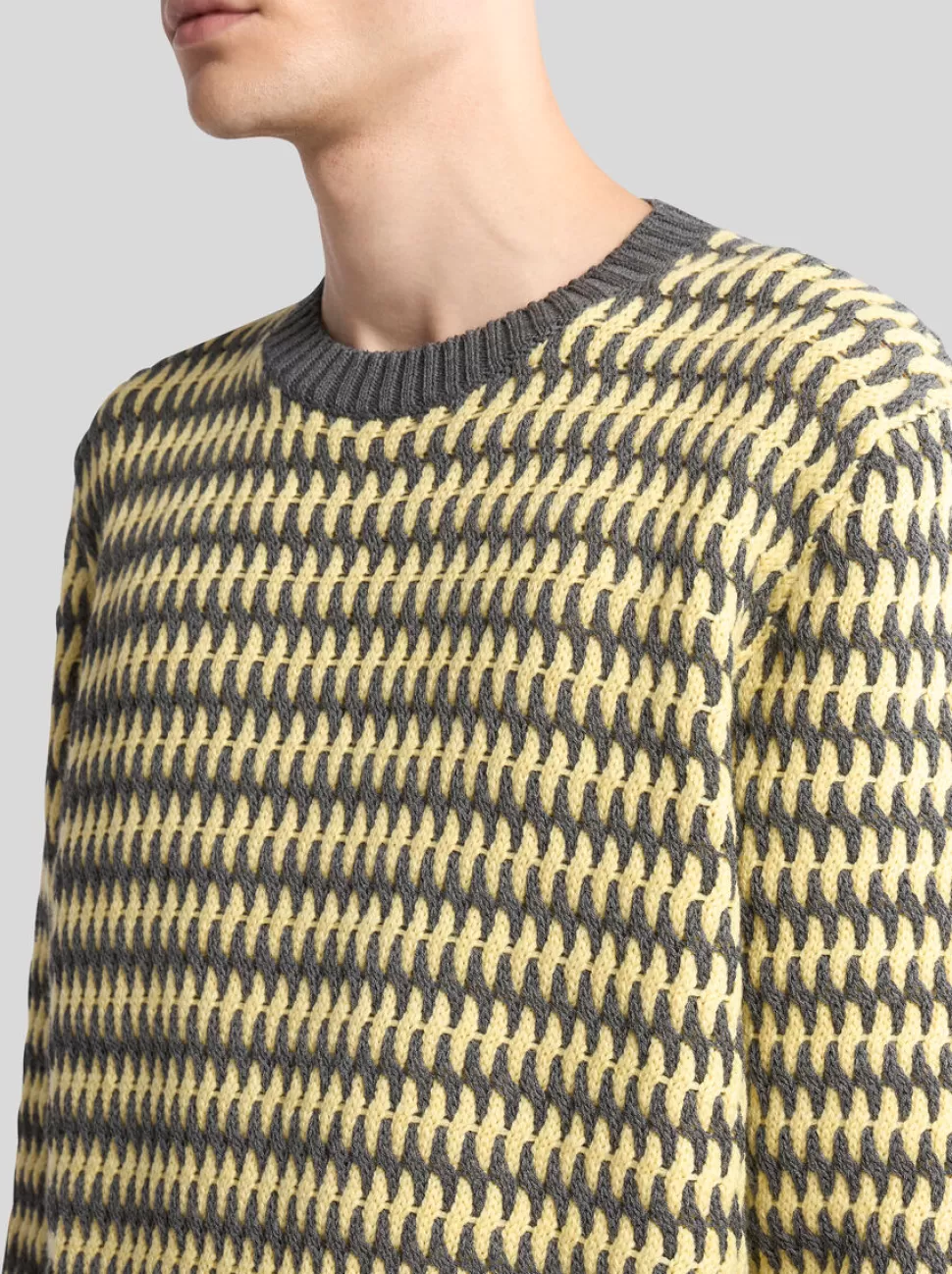 Herren ETRO PULLOVER AUS WOLLJACQUARD