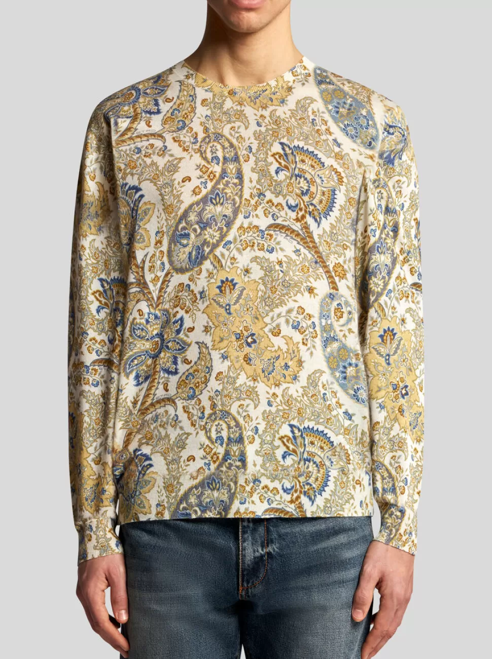 Herren ETRO PULLOVER MIT FLORALEM PAISLEY-PRINT