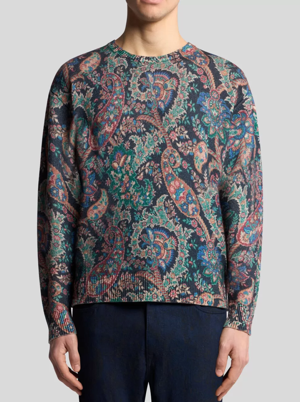 Herren ETRO PULLOVER MIT FLORALEM PAISLEY-PRINT