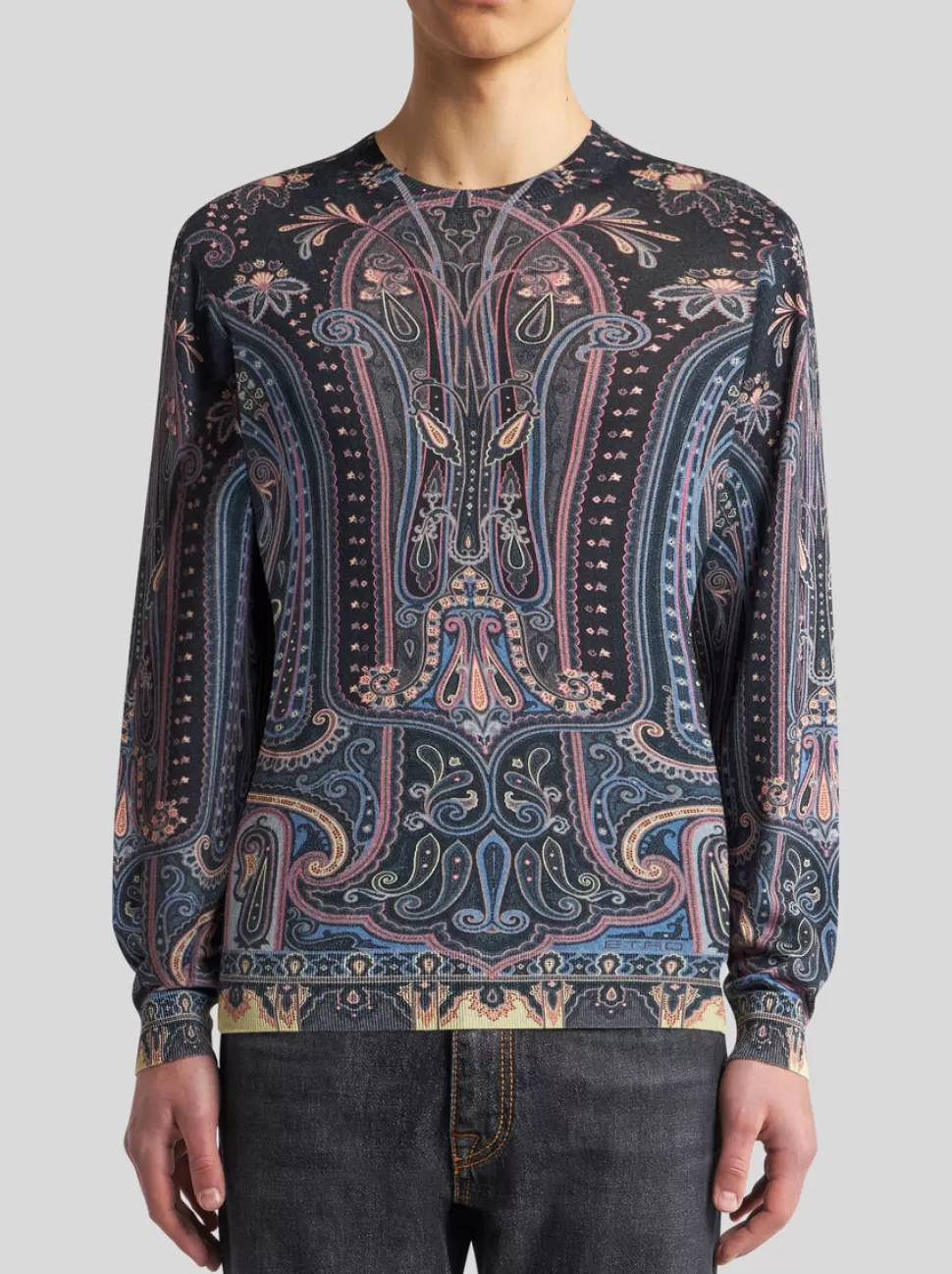 Herren ETRO PULLOVER MIT PAISLEY-PRINT