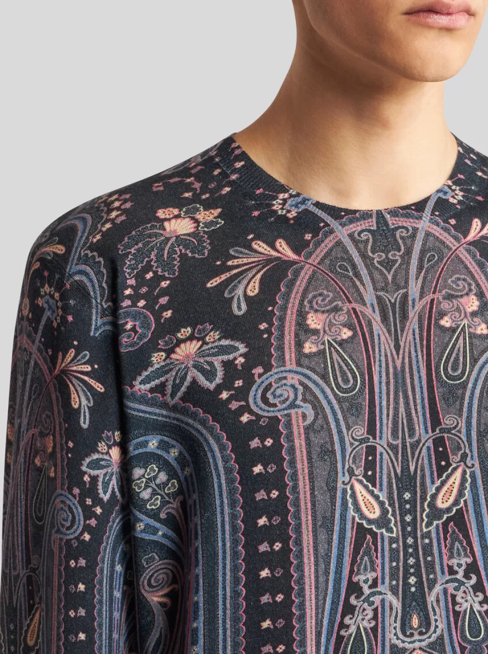 Herren ETRO PULLOVER MIT PAISLEY-PRINT