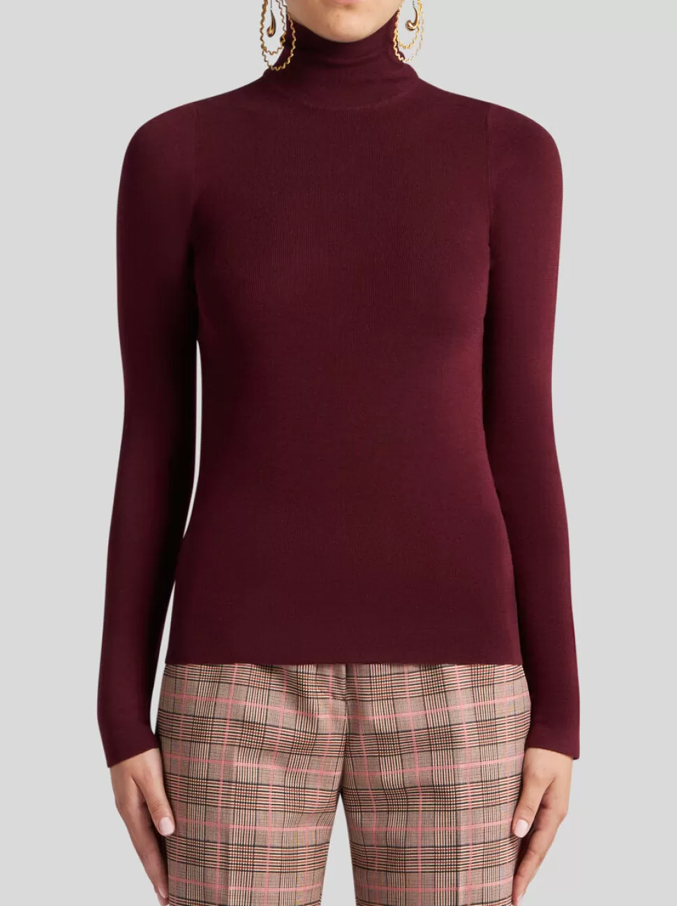 Damen ETRO ROLLKRAGENPULLOVER AUS WOLLE