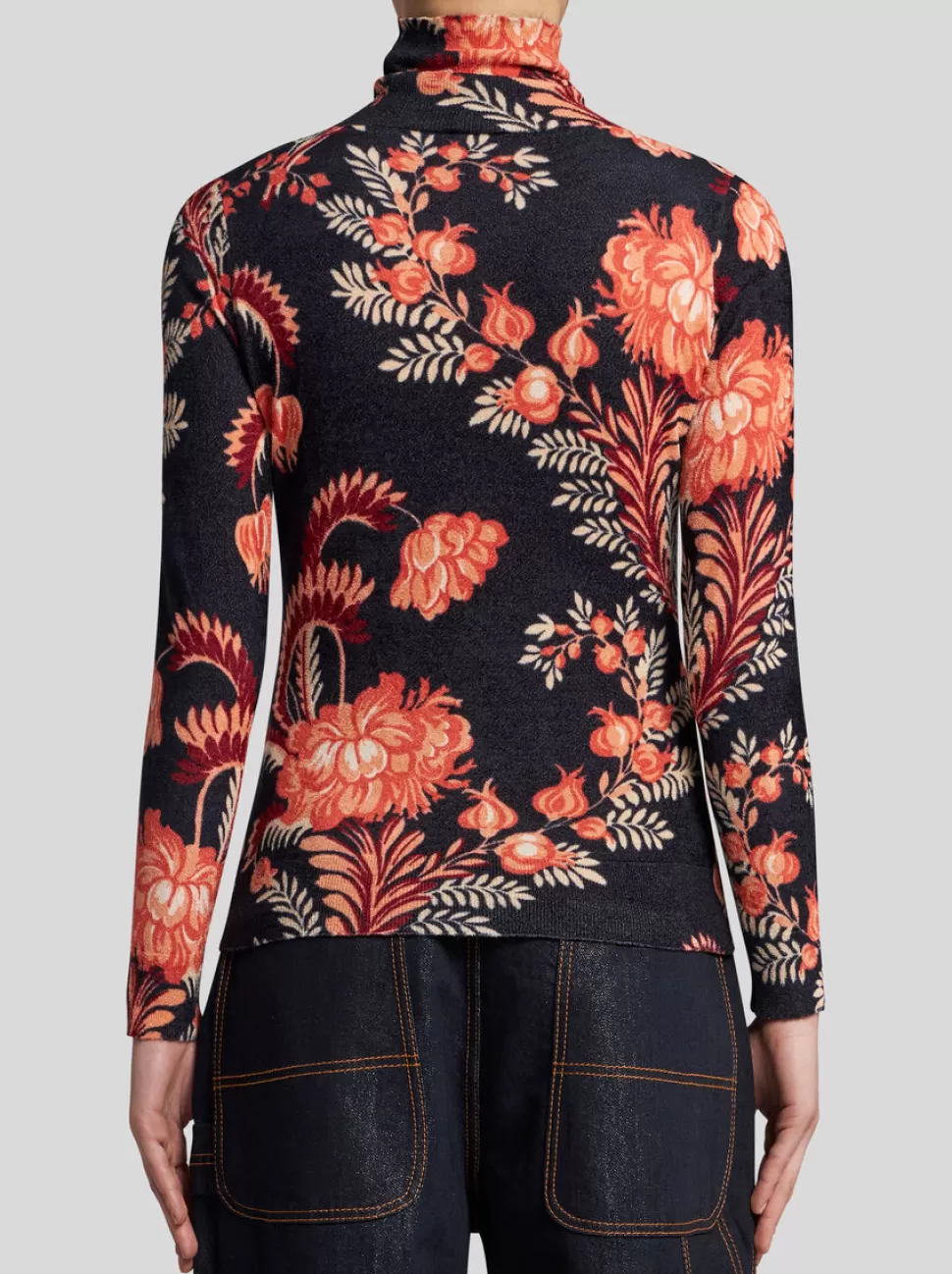 Damen ETRO ROLLKRAGENPULLOVER MIT PRINT