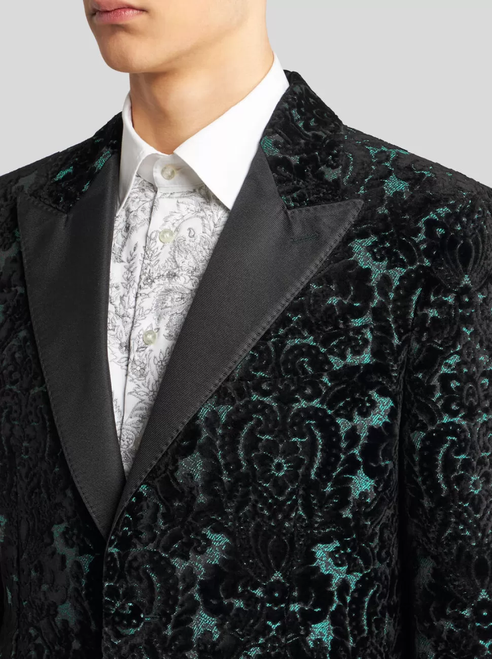 Herren ETRO SAMTBLAZER AUS BROKATJACQUARD