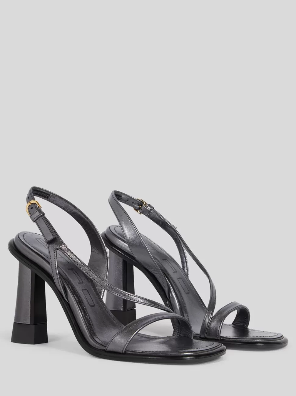 Damen ETRO SANDALEN AUS LAMINIERTEM LEDER