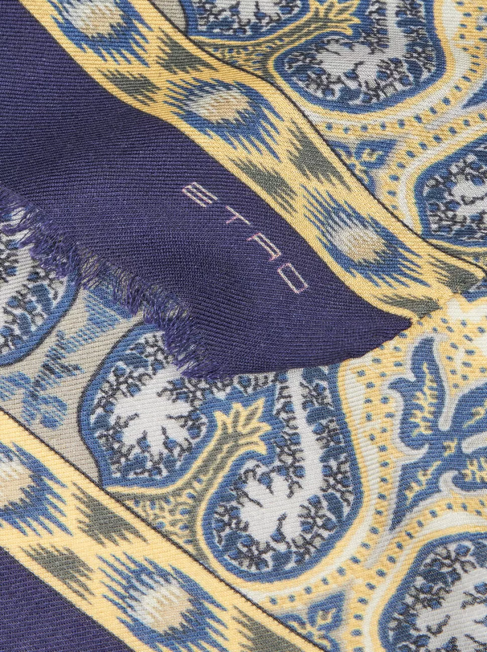 Herren ETRO SCHAL MIT KAROMUSTER UND PAISLEY-PRINT