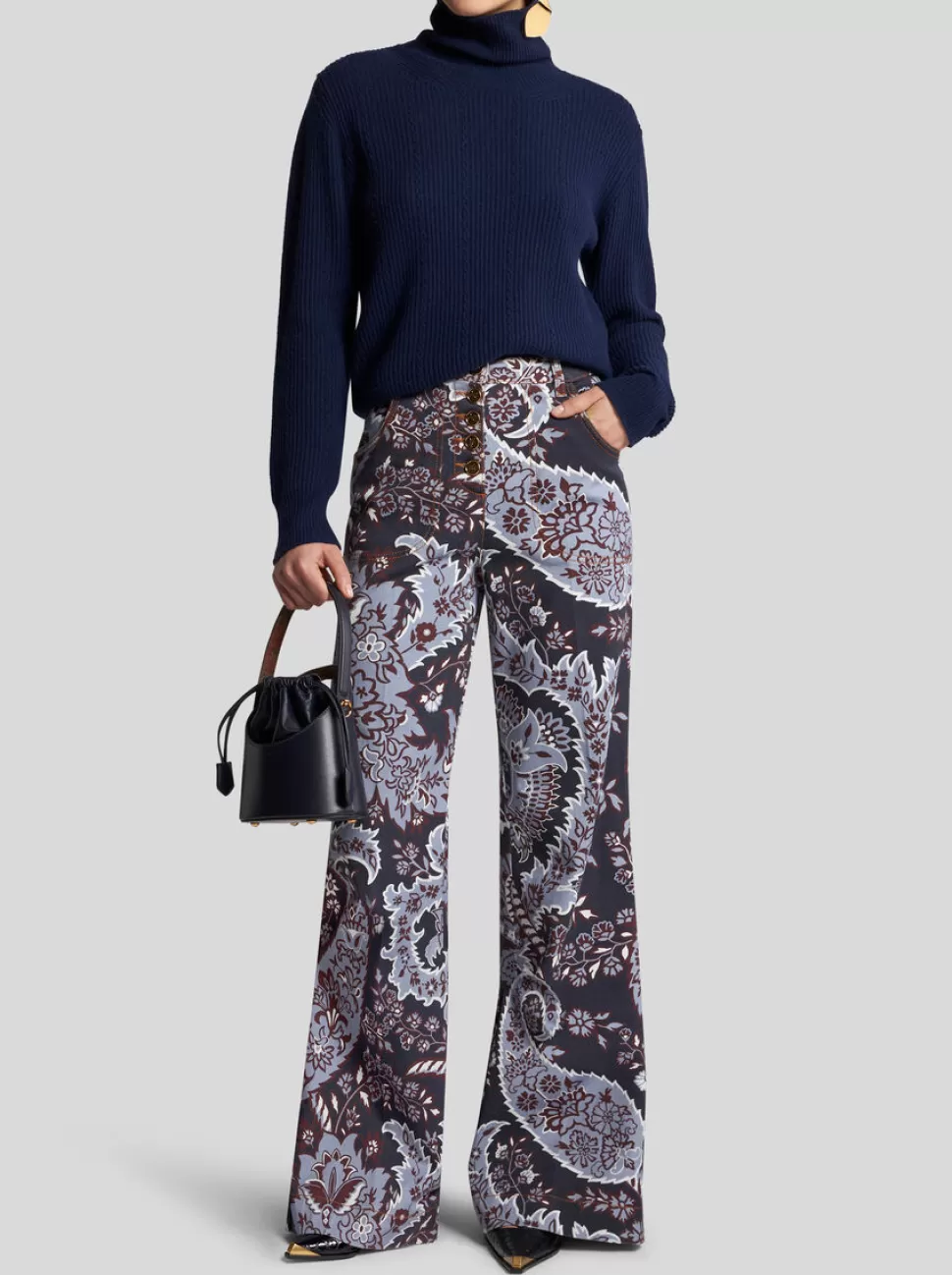 Damen ETRO SCHLAGJEANS MIT PAISLEY-PRINT