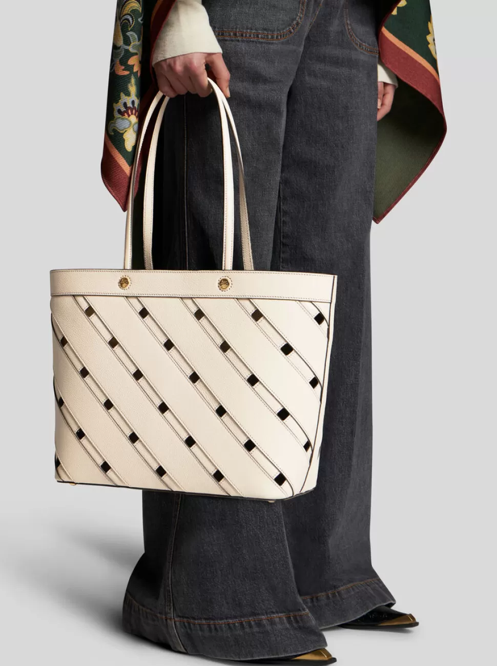 Damen ETRO SHOPPING-BAG MIT CUT-OUT-DETAILS MITTELGROSS