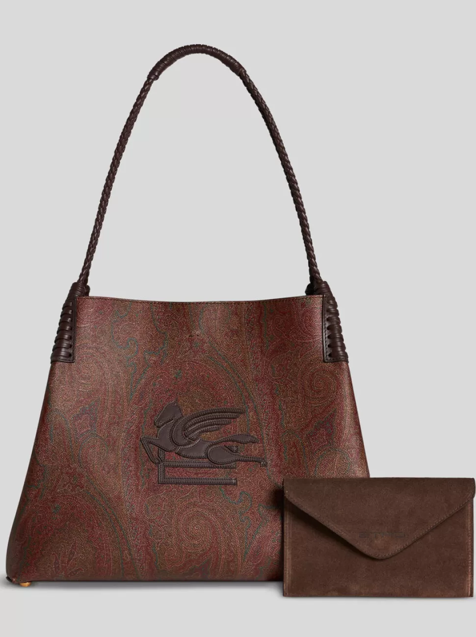 Damen ETRO SHOPPINGTASCHE LIBRA MITTELGROSS PAISLEY