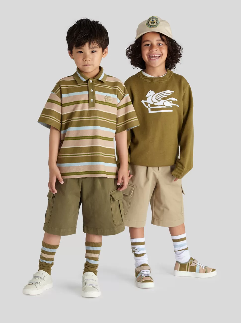 ETRO SNEAKERS AUS LEDER FÜR KINDER