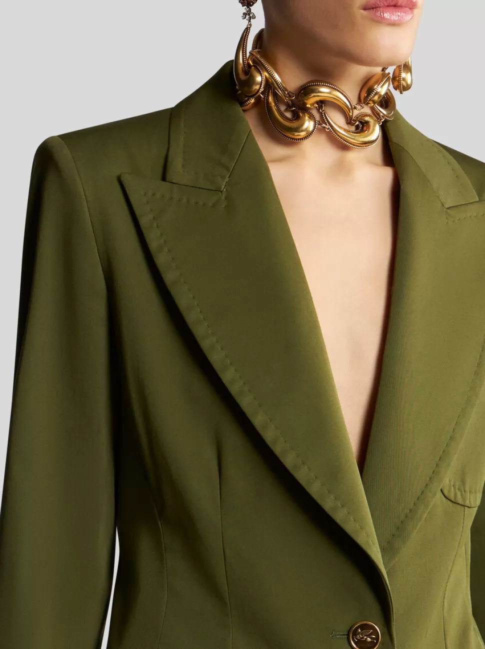 Damen ETRO STRETCHBLAZER MIT PEGASO-KNÖPFEN