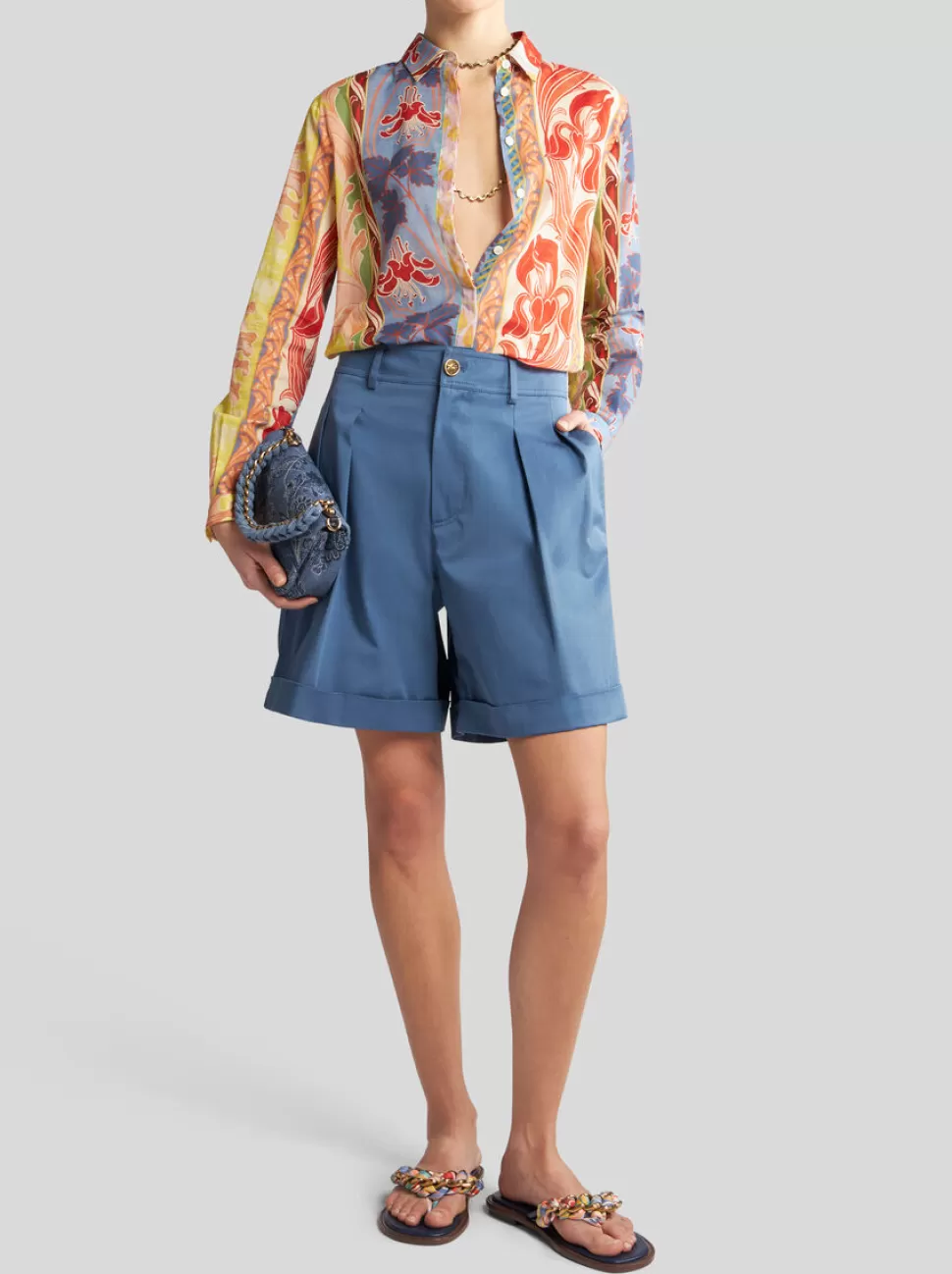 Damen ETRO STRETCH-GABARDINE-SHORTS