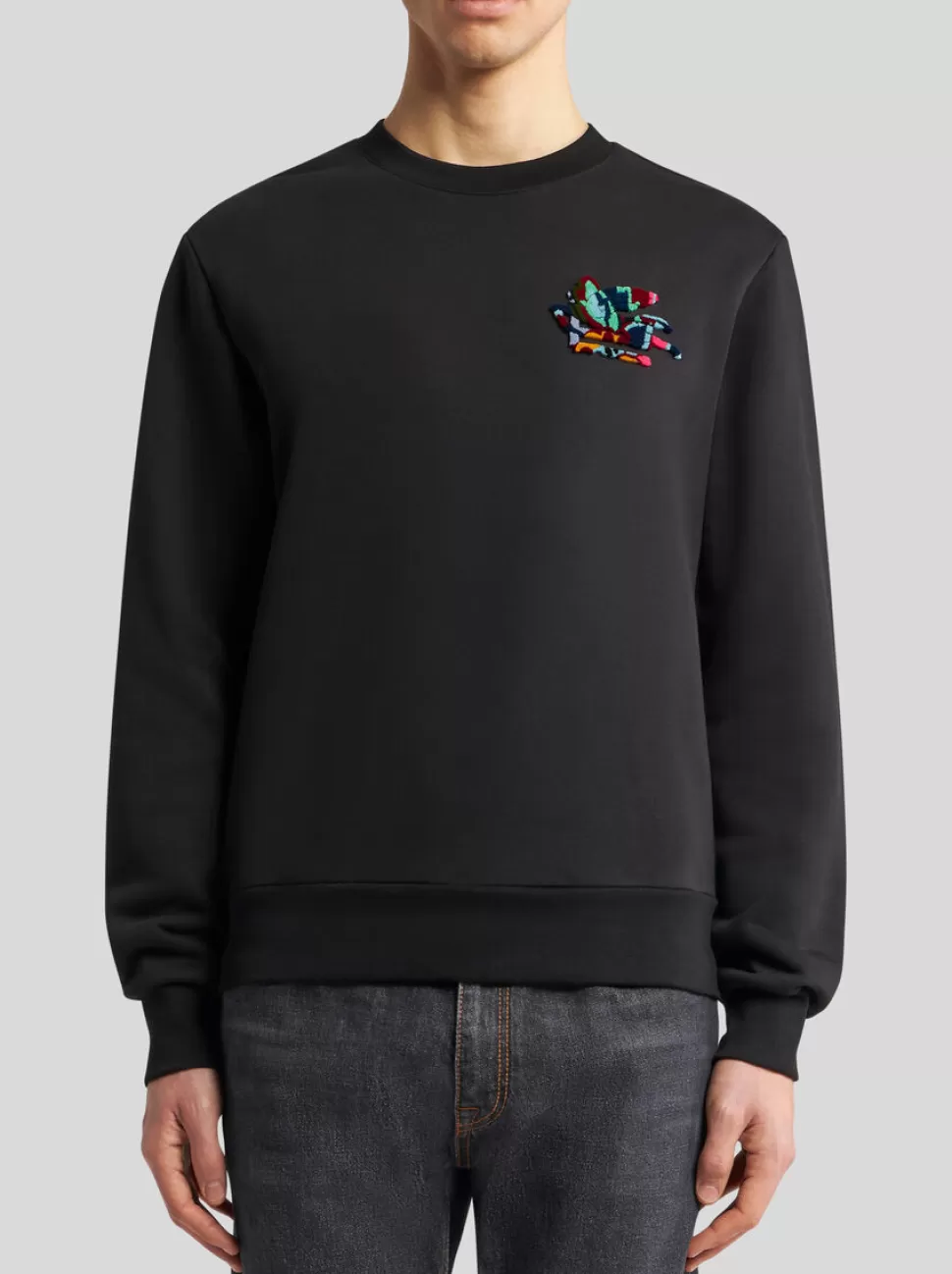 Herren ETRO SWEATSHIRT MIT PEGASO