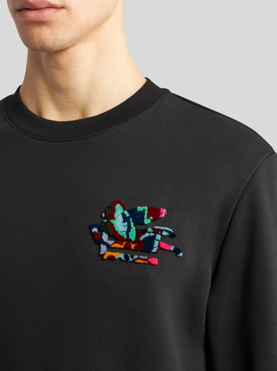 Herren ETRO SWEATSHIRT MIT PEGASO