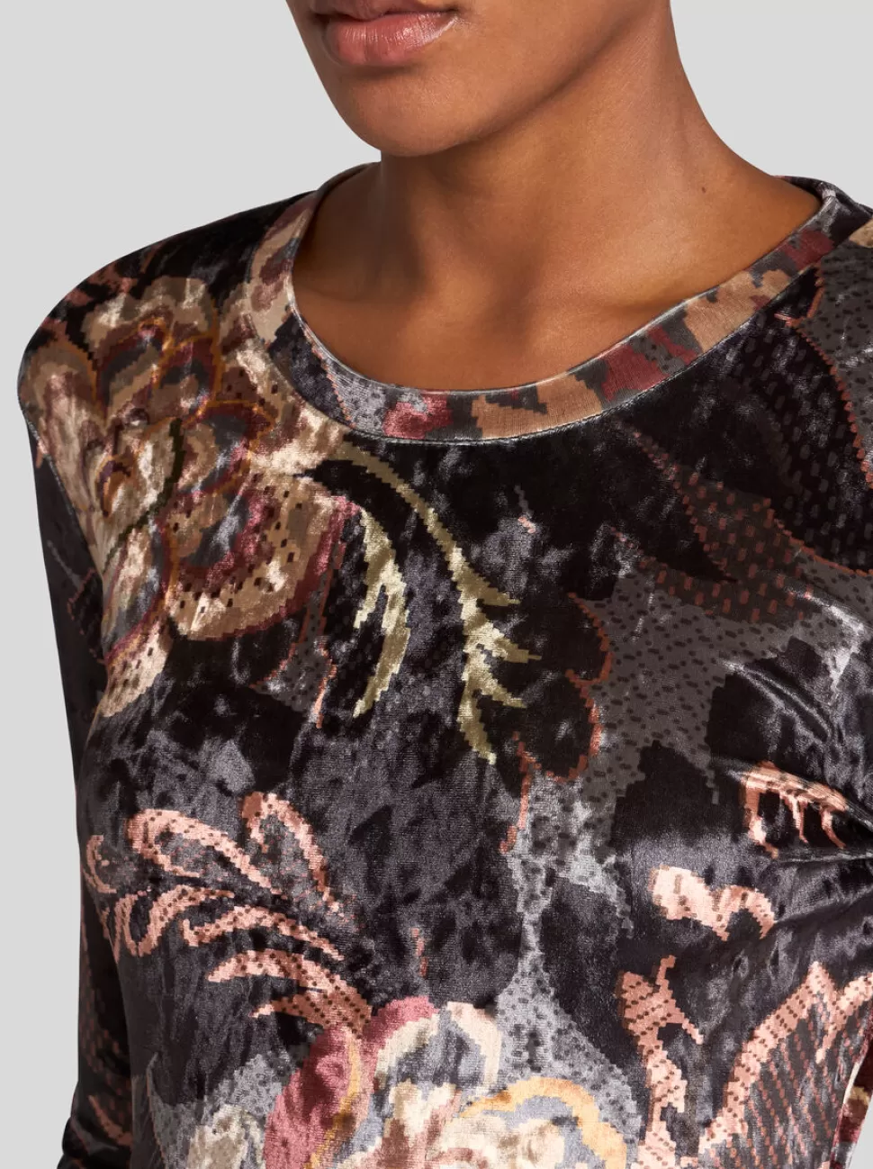 Damen ETRO TOP AUS BEDRUCKTER CHENILLE