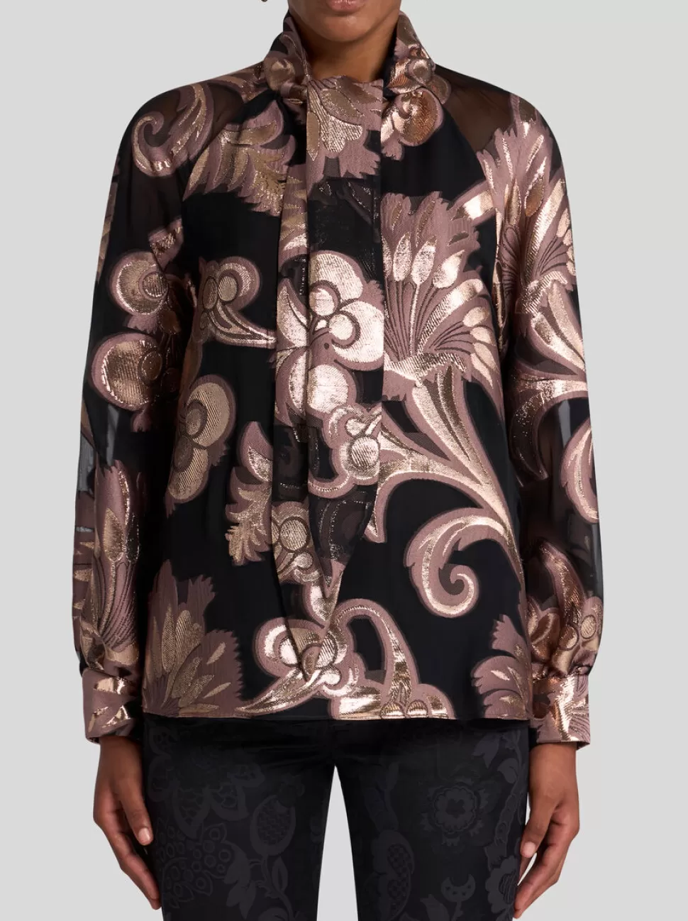 Damen ETRO TOP AUS JACQUARD-FIL-COUPÉ