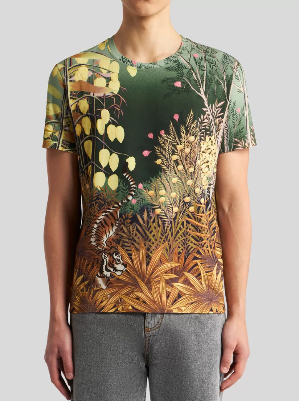 Herren ETRO T-SHIRT AUS BAUMWOLLE MIT PRINT