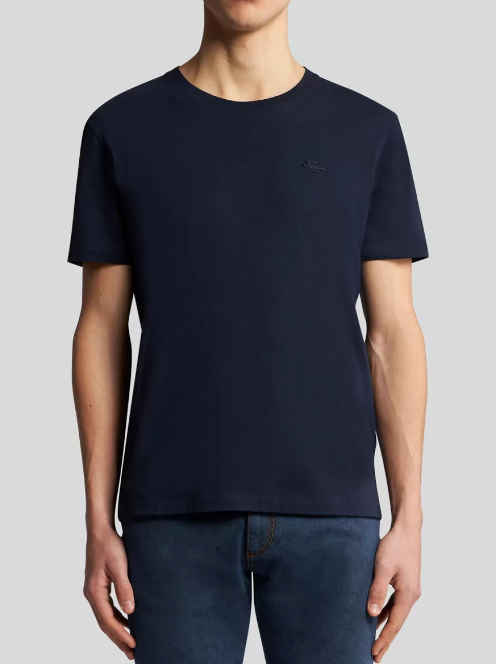 Herren ETRO T-SHIRT MIT STICKEREI