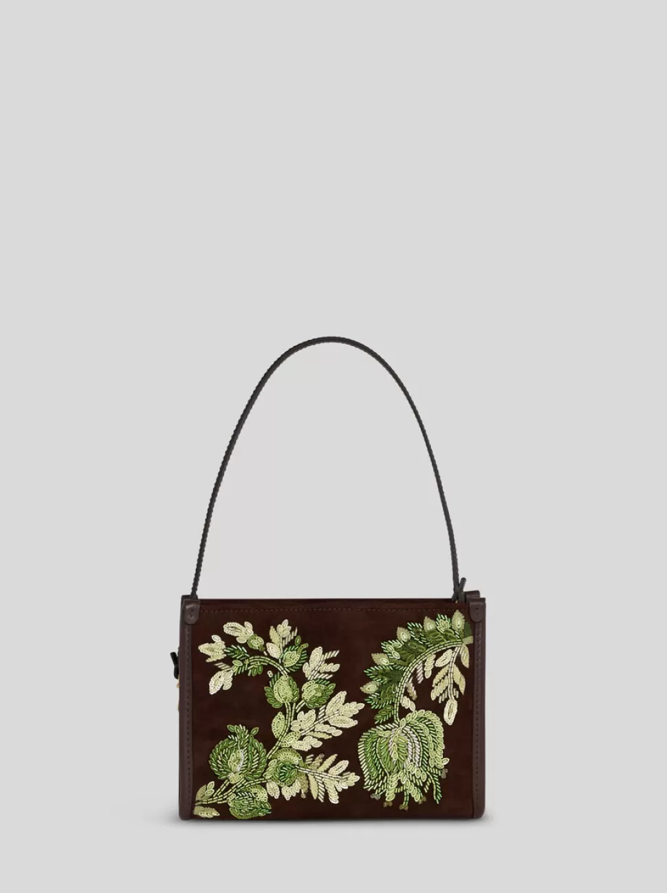 Damen ETRO WILDLEDERTASCHE MIT STICKEREI