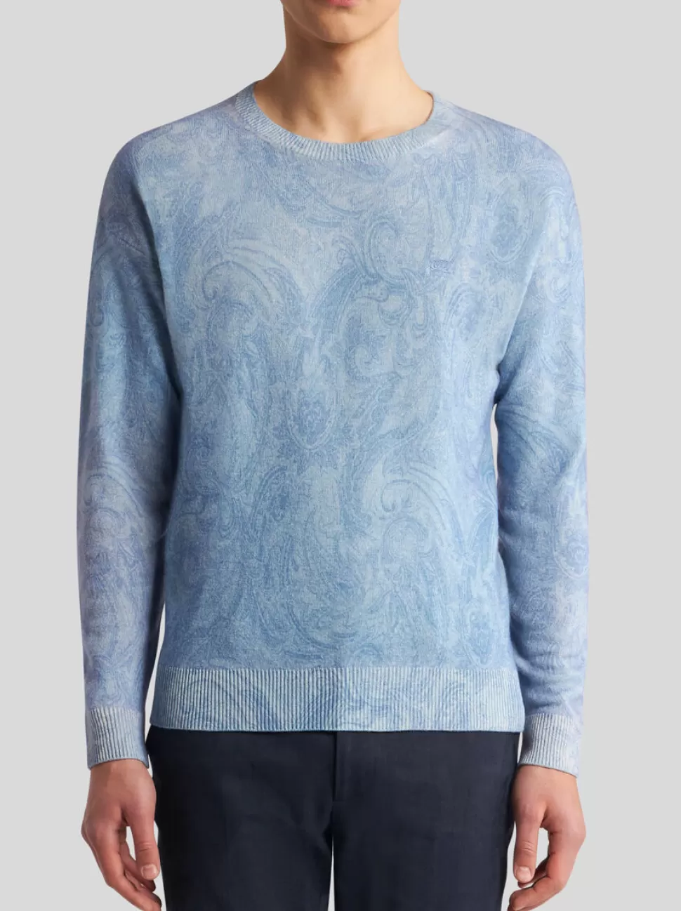 Herren ETRO WOLLPULLOVER MIT PAISLEY-PRINT