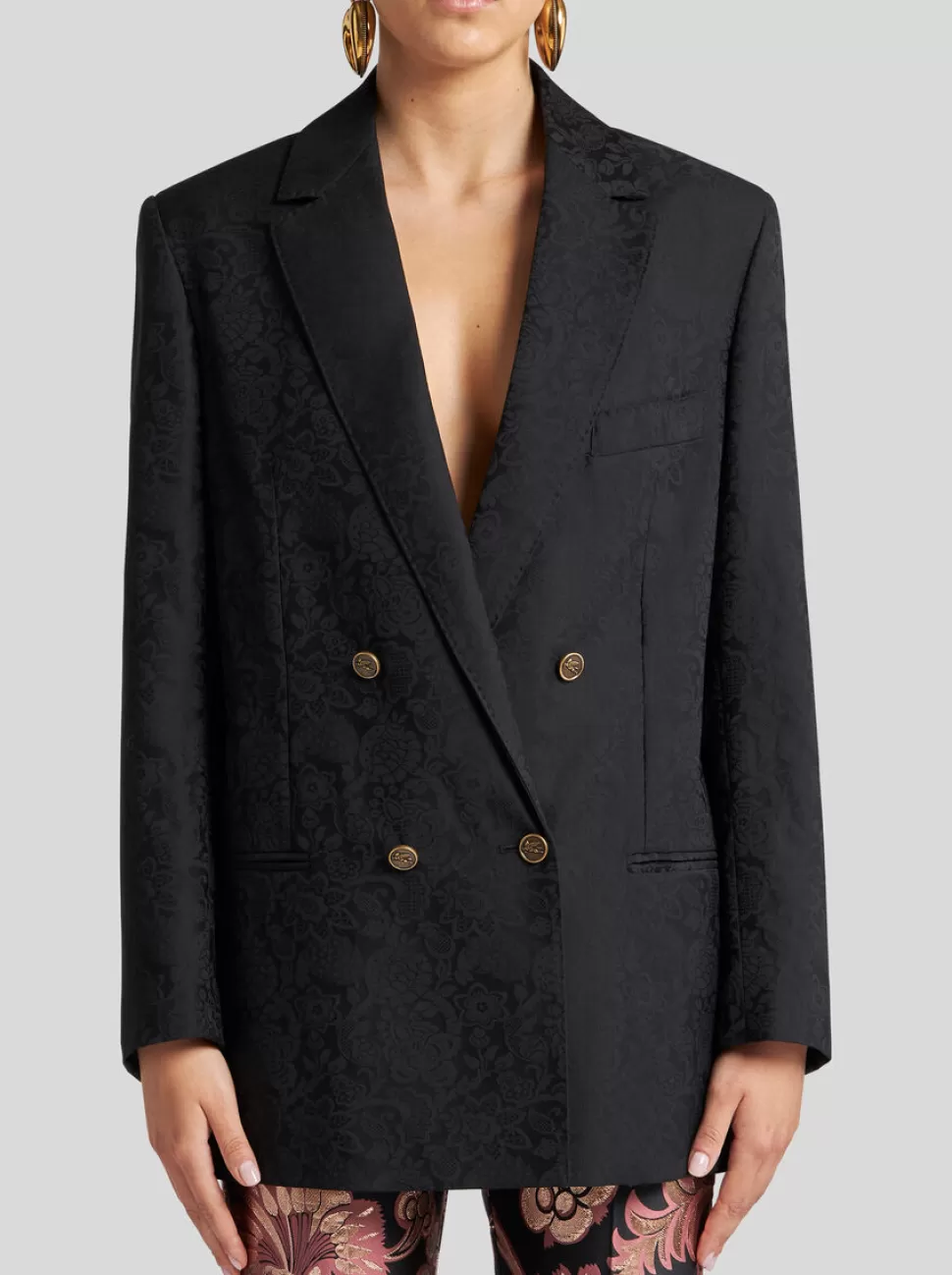 Damen ETRO ZWEIREIHIGER JACQUARDBLAZER